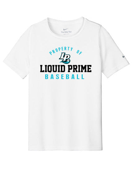 PRIME-NIKE-SHORT SLEEVE -MENS- SHIRT-NKBQ5231- WHITE