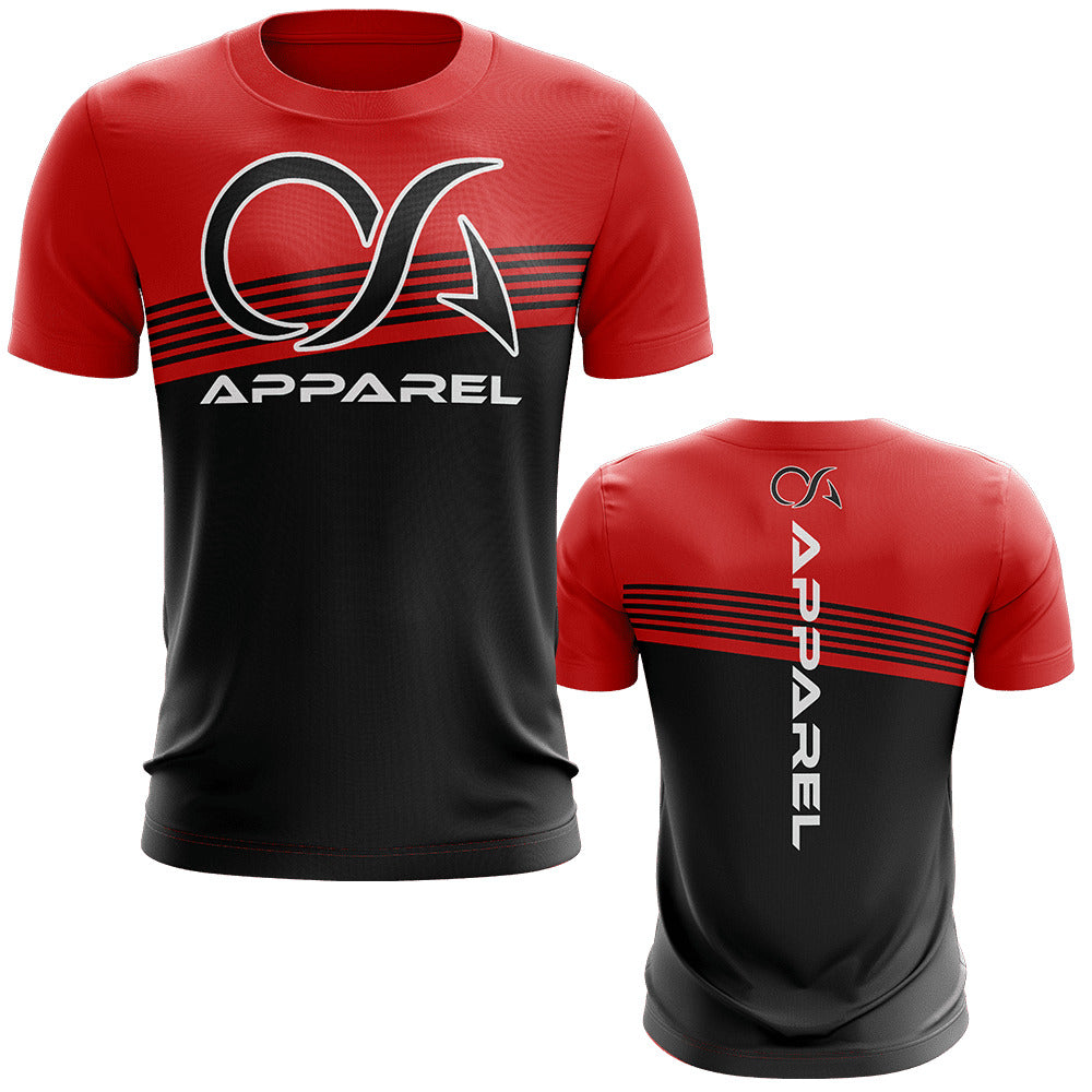 Overcome Average EVO-Tech™ Short Sleeve Shirt - Black/Red