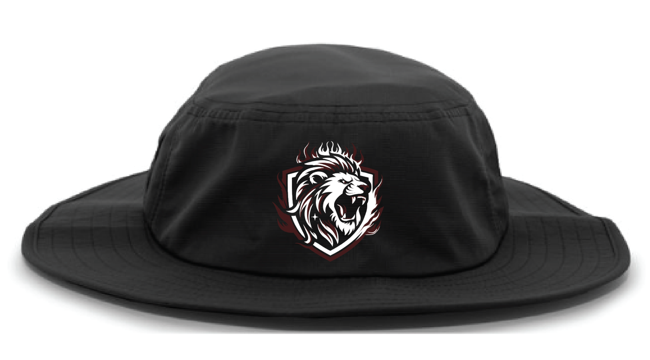 Crimson Pride Bucket Hat (Black)