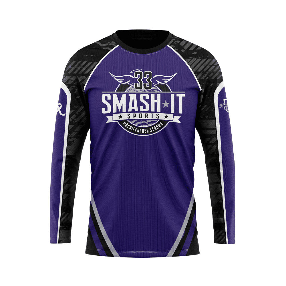 Schiffhauer Strong - Long Sleeve Jersey (Customized Buy-In) - Purple