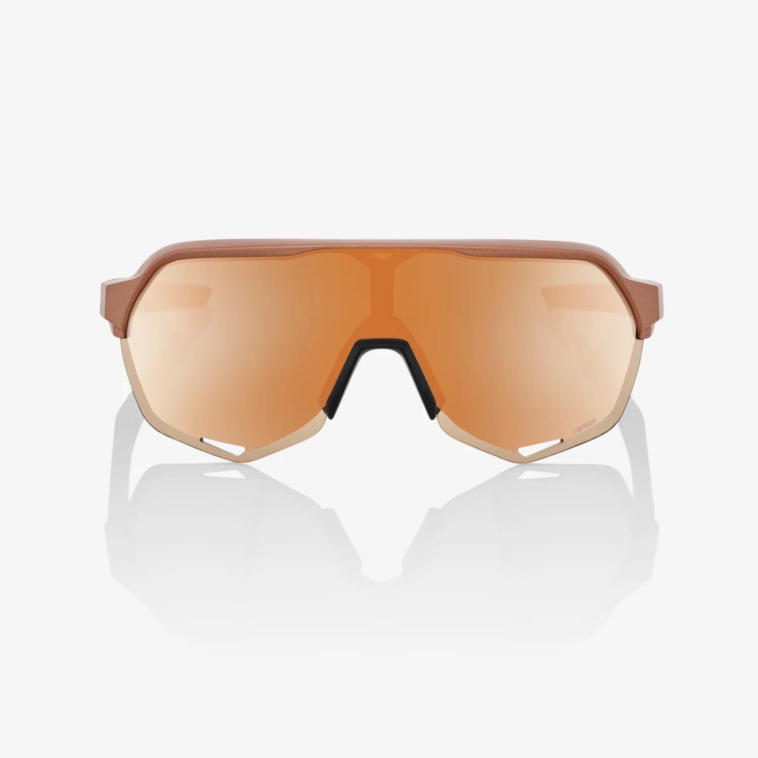 100 Percent Sunglasses - S2 - Matte Copper Chromium - HiPER Copper Mirror Lens - Smash It Sports