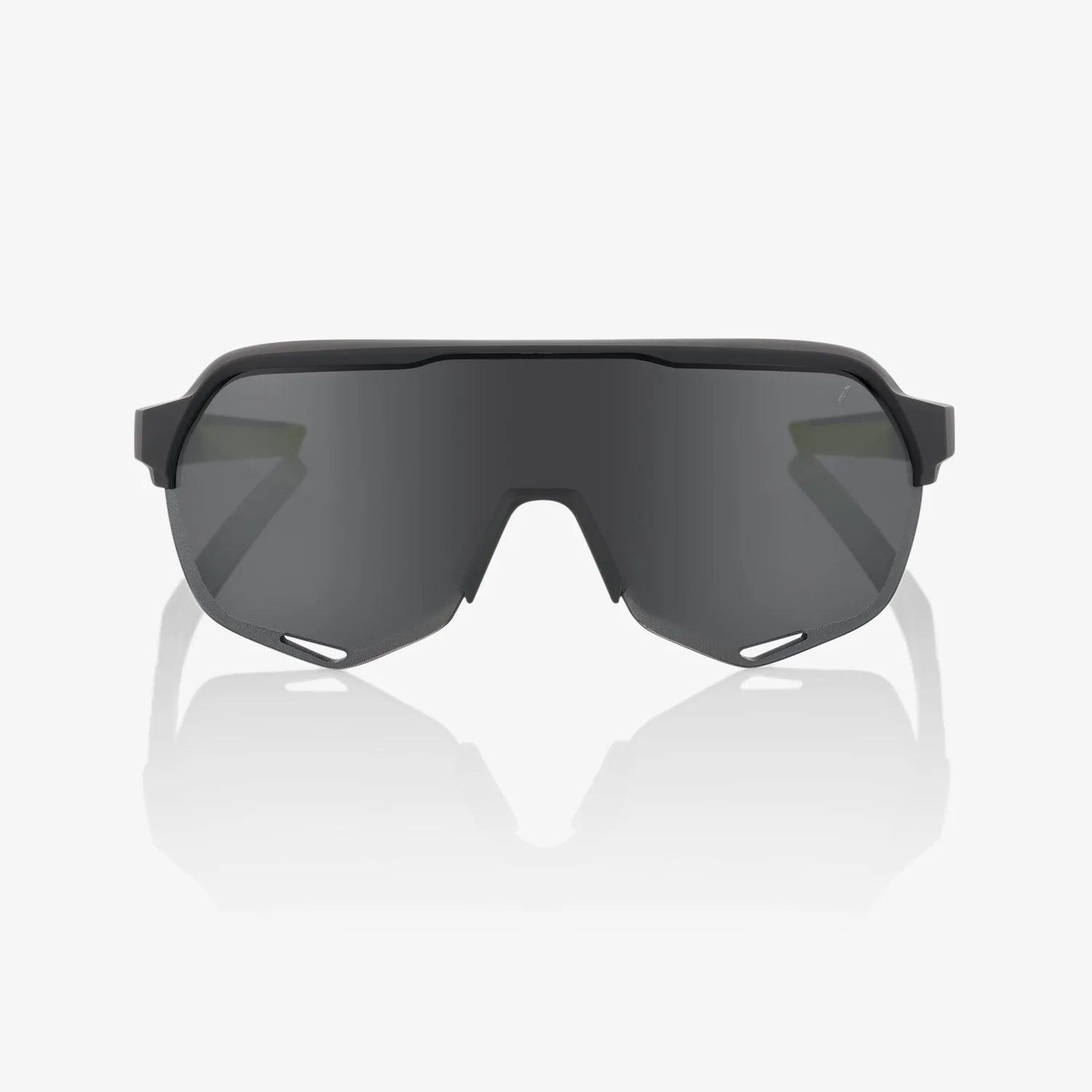 100 Percent Sunglasses - S2 - Soft Tact Cool Grey - Smoke Lens - Smash It Sports