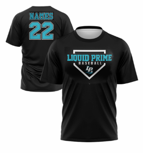 LIQUID-PRIME-BLUE/BLK-FAN SHIRT