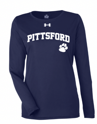 PITTSFORD PANTHERS-UNDER ARMOUR-LONG SLEEVE-WOMENS- SHIRT-1376852