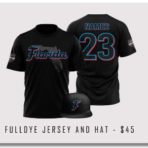 USSSA Challenge Cup Package - 1 Fulldye Jersey and Hat