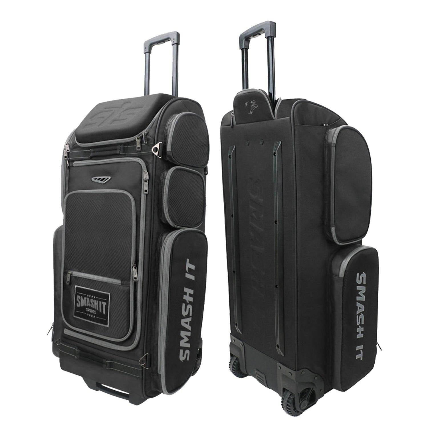 2025 Smash Ops Guerrilla V4 Roller Bag - Black/Charcoal [Crimson Pride Team Bag]