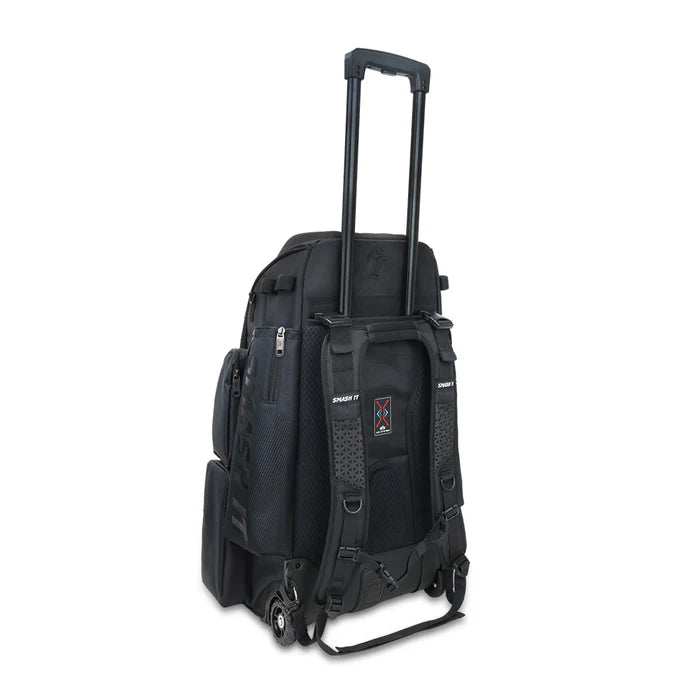 2025 Smash Ops Lil’ Guerrilla Hybrid Roller/Bat Pack Bag - Blackout [PRIME Team Bag]