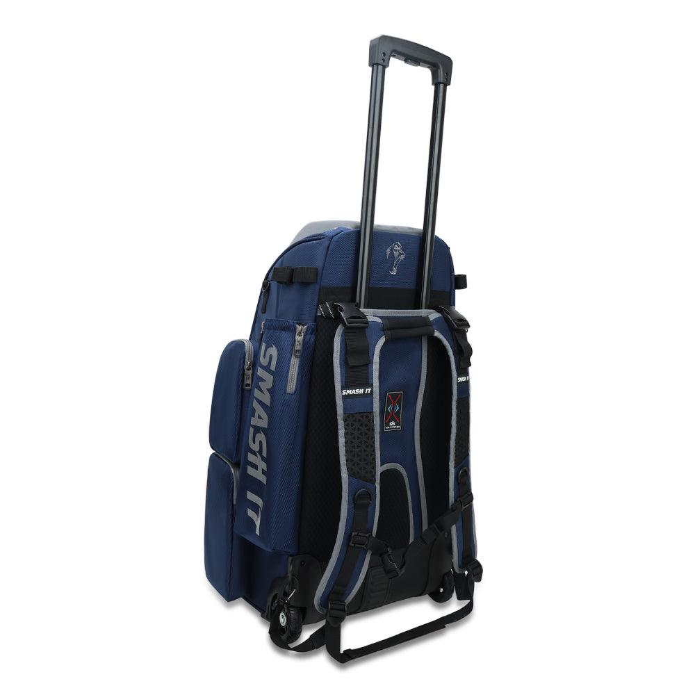 2025 Smash Ops Lil’ Guerrilla Hybrid Roller/Bat Pack Bag - Navy/Grey