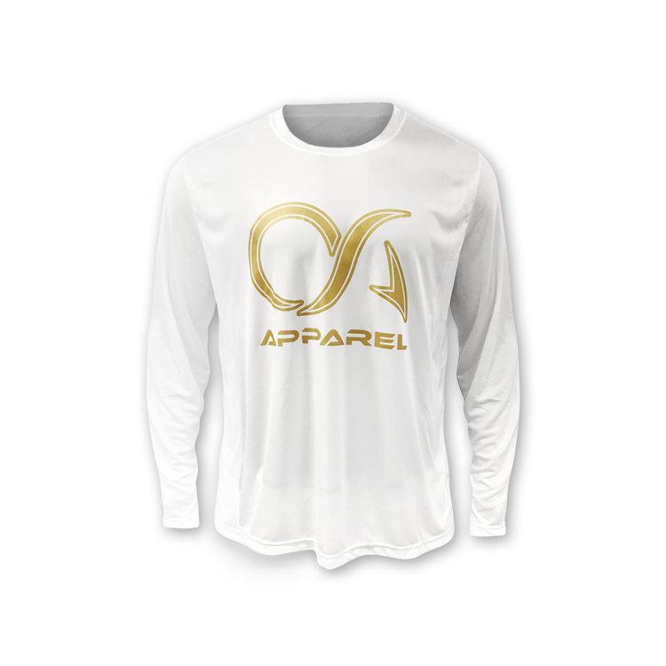 OAs White and Gold Long Sleeve Jersey