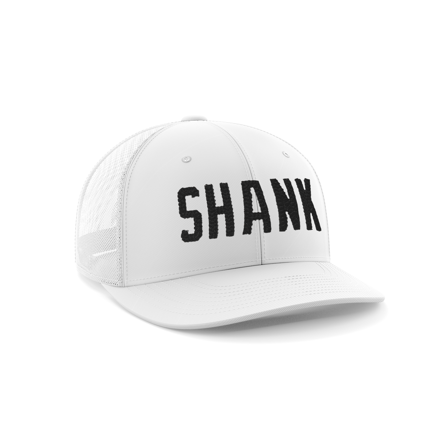 SHANK-SHANKSTERS-WHITE- SNAP BACK- HAT
