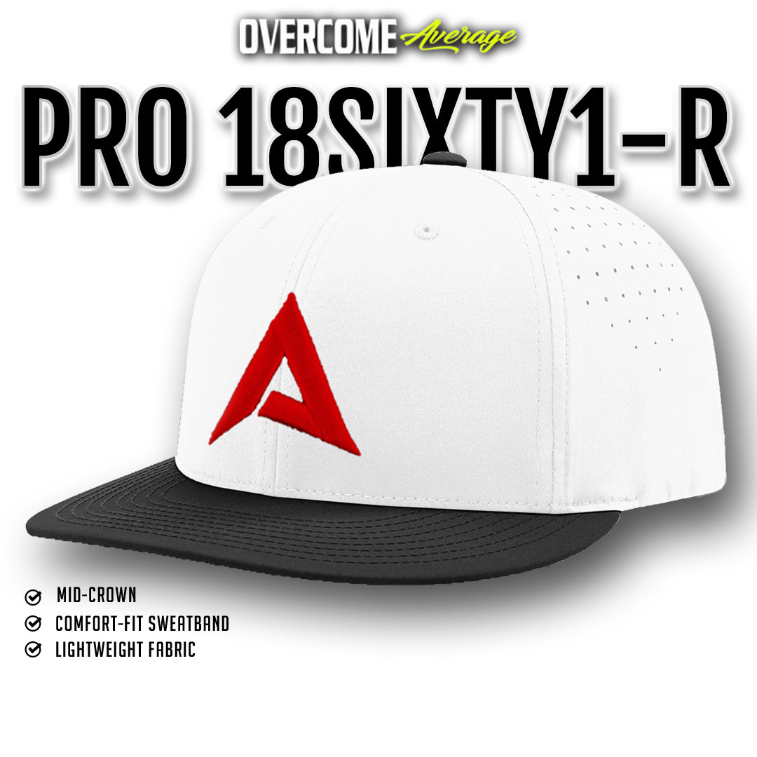 Anarchy - Pro 18SIXTY1-R Performance Hat - White/Black/Red