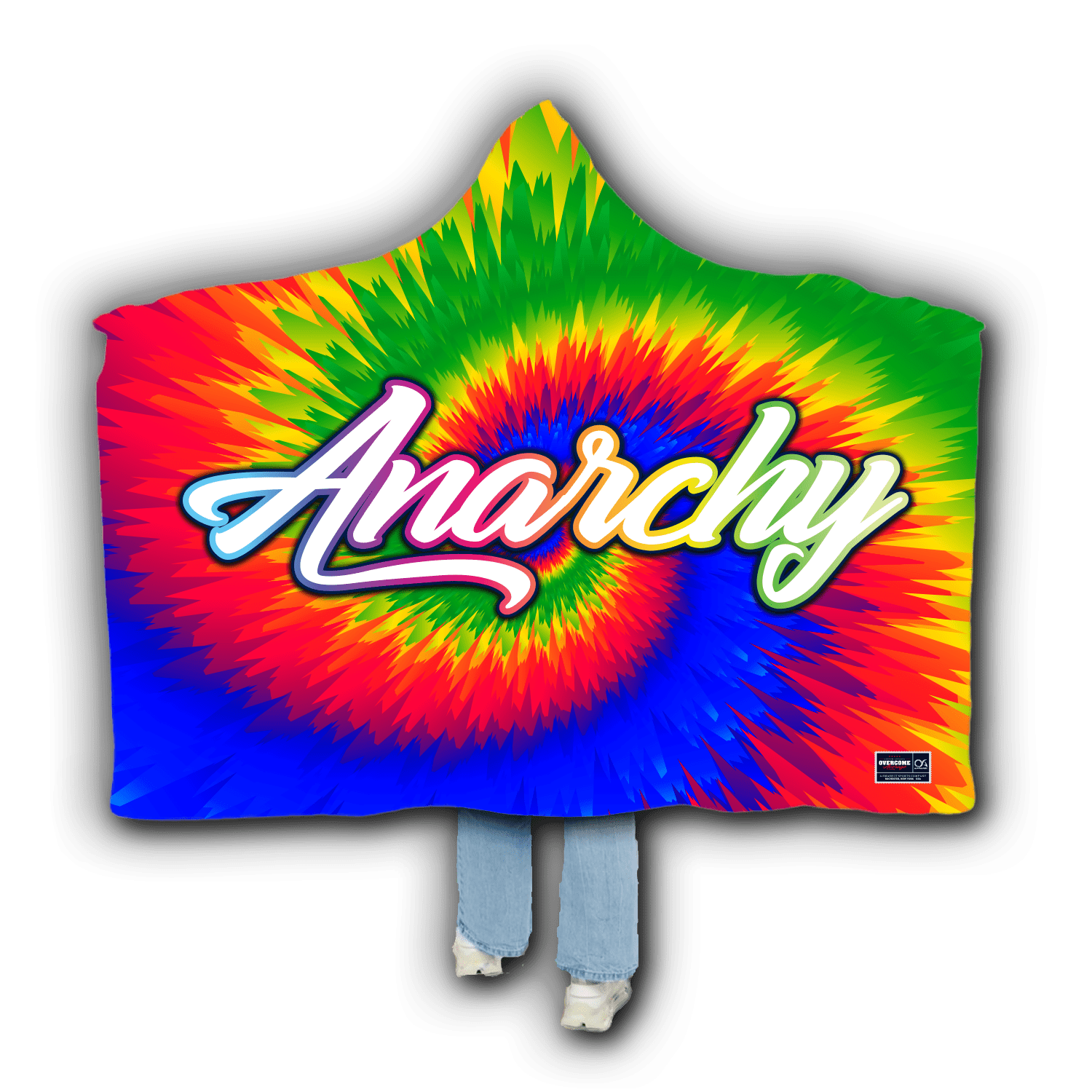 Anarchy Hooded Blanket - Tie Dye