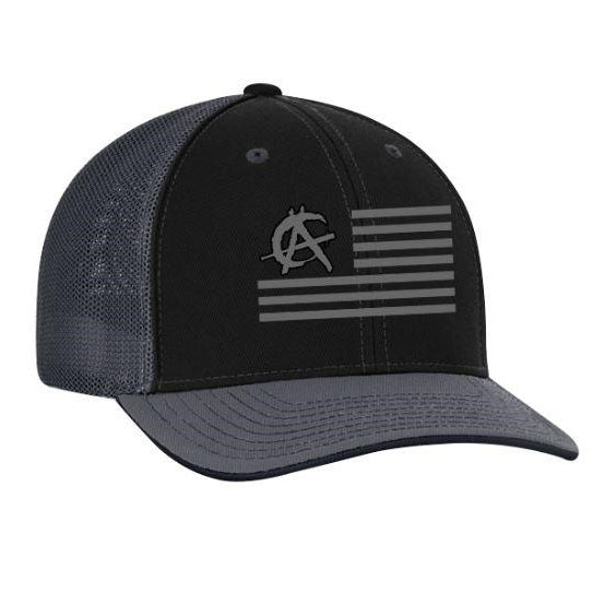 Anarchy Charcoal Flag Hat