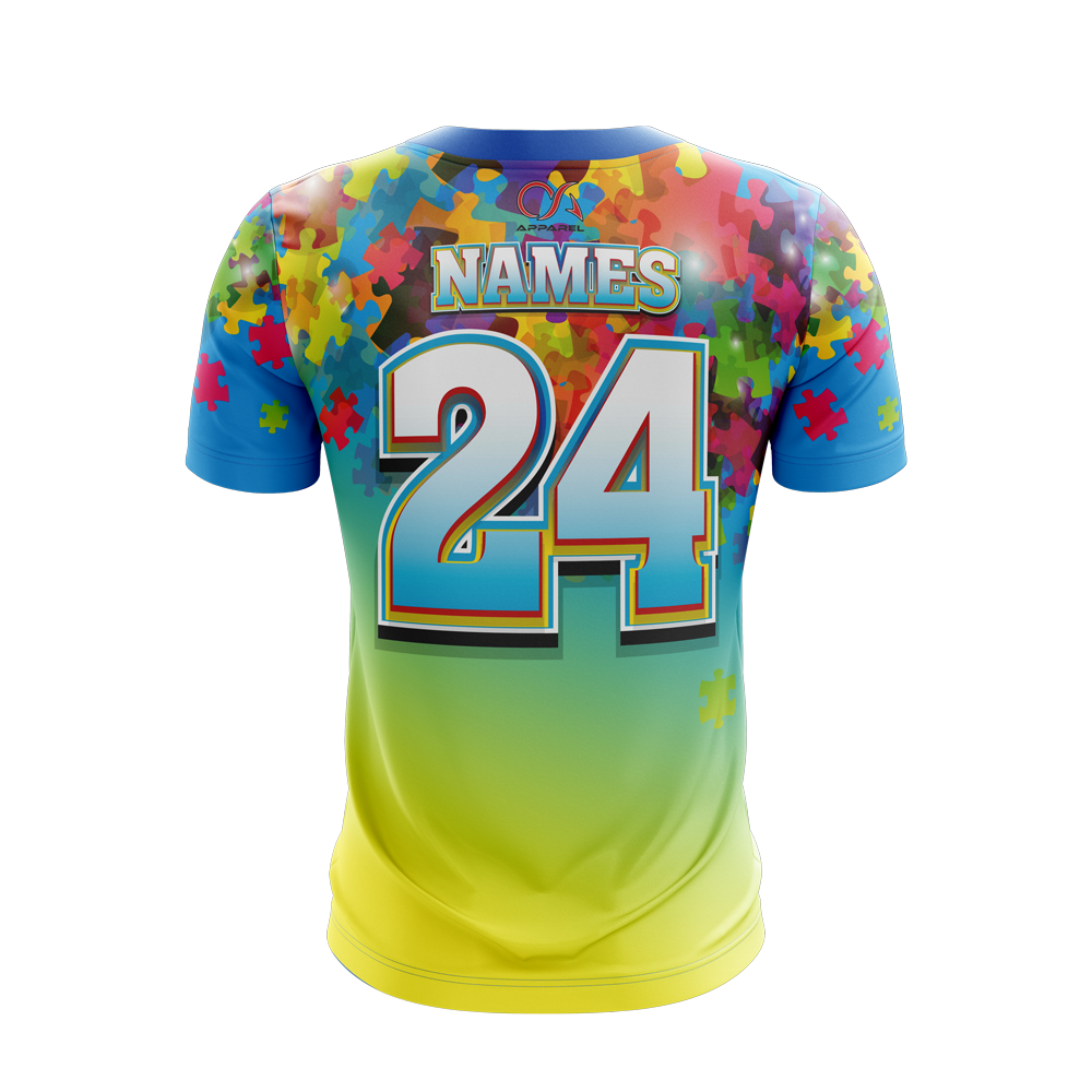 Autism Awareness OA Short Sleeve Shirt (Customized Buy-In)