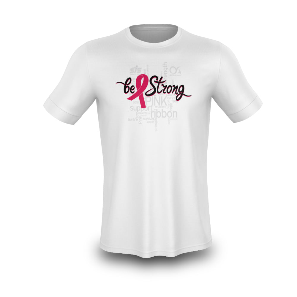 Be Strong SubDye Breast Cancer Awareness Shirt