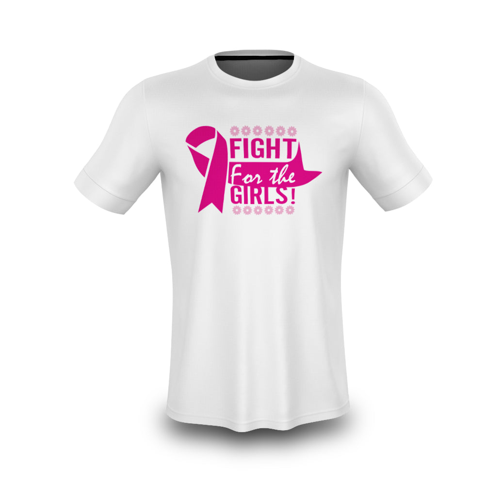 Fight For The Girls SubDye Breast Cancer Awareness Shirt