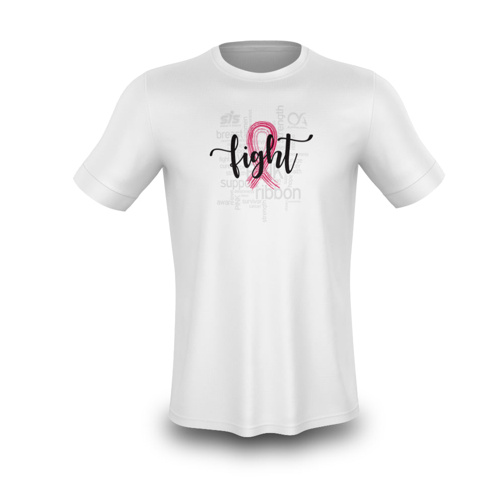 Fight Ribbon SubDye Breast Cancer Awareness Shirt
