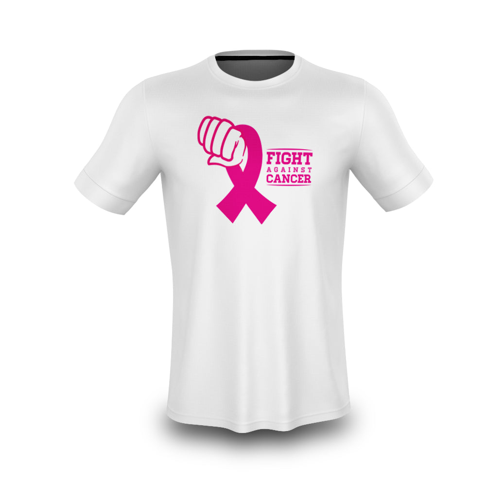 Fist Ribbon SubDye Breast Cancer Awareness Shirt