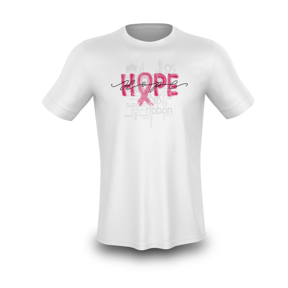 Pink Hope Words SubDye Breast Cancer Awareness Shirt