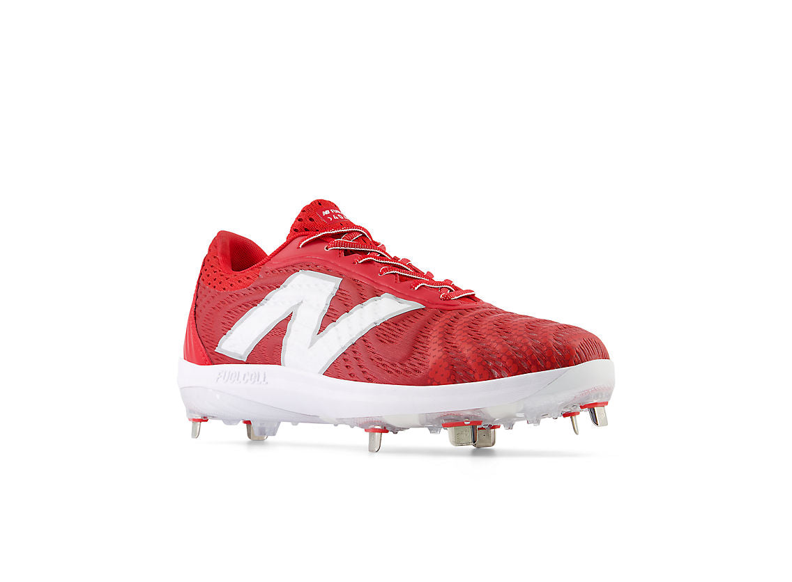 New Balance Men's FuelCell 4040 V7 Metal Baseball Cleats - Team Red / White - L4040TR7
