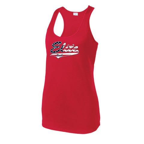 ELITE SOFTBALL- RED-TANKTOP