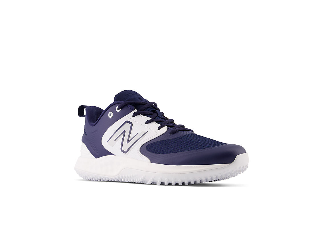 New Balance Men's Fresh Foam 3000 V6 Turf Baseball Shoes - Navy with White - T3000TN6