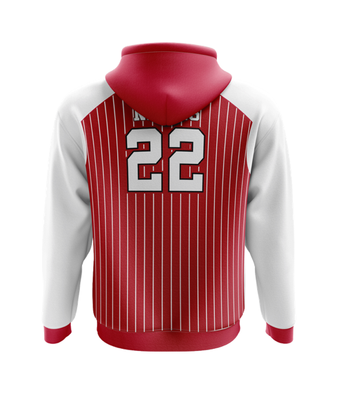 ELITE SOFTBALL- RED- FD- HOODIE