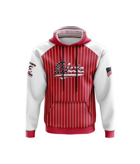 ELITE SOFTBALL- RED- FD- HOODIE