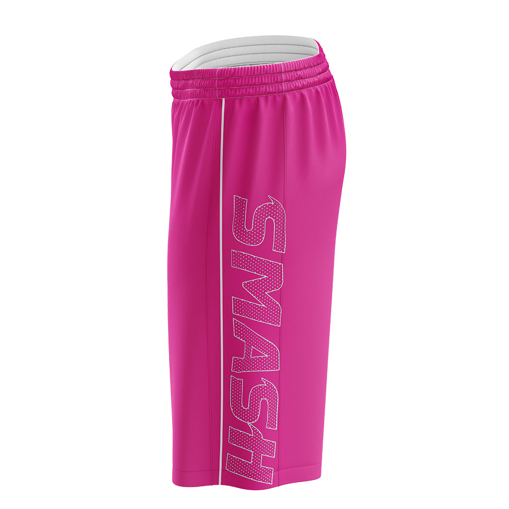 SIS Microfiber Shorts (Pink/White)