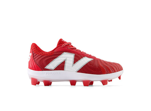 New Balance Men's FuelCell 4040 V7 Molded Baseball Cleats - Team Red / White - PL4040R7