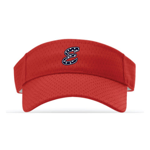 ELITE-SOFTBALL-RED- VISOR