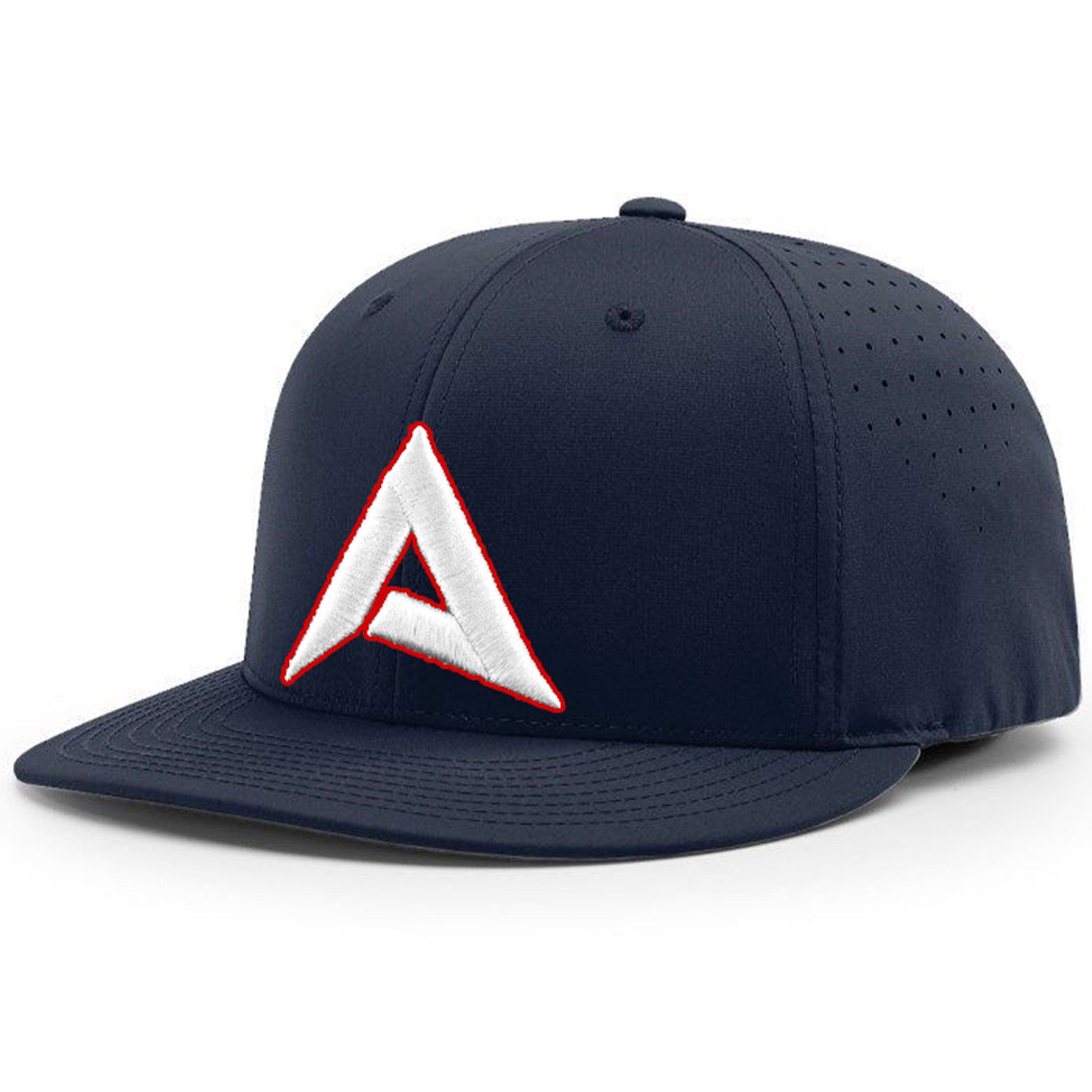 Anarchy PTS30 Performance Hat - New Logo - Navy/White/Red