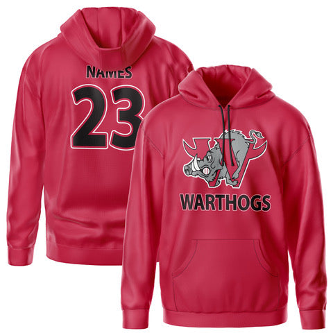 Webster Warthogs Hoodie - Red