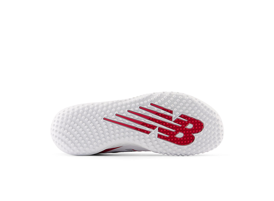 New Balance Men's Fresh Foam 3000 V6 Turf Baseball Shoes - Red with White - T3000TR6