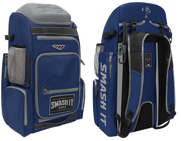 2025 Smash Ops Guerrilla Bat Pack -NAVY/GREY [Crimson Pride Team Bag]