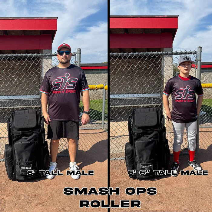 2025 Smash Ops Guerrilla V4 Roller Bag - Blackout [PRIME Team Bag]