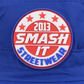 Smash It Sports Bucket Hat Royal with Red/White/Blue Stamp