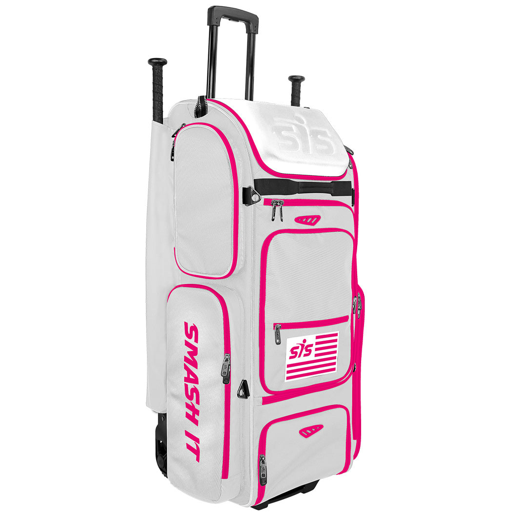 SMASH OPS V3 GUERRILLA White/Pink Roller Bag