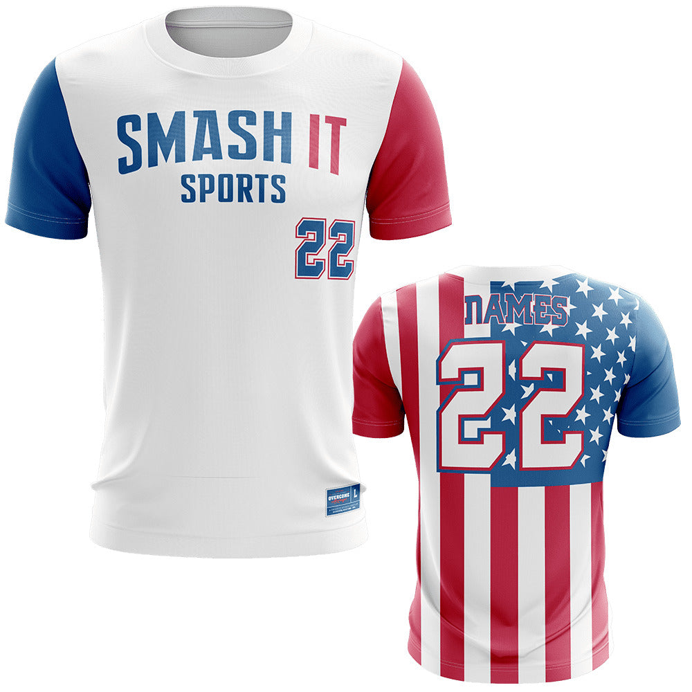 Smash It Sports Patriot Short Sleeve Shirt (Customized Buy-In)