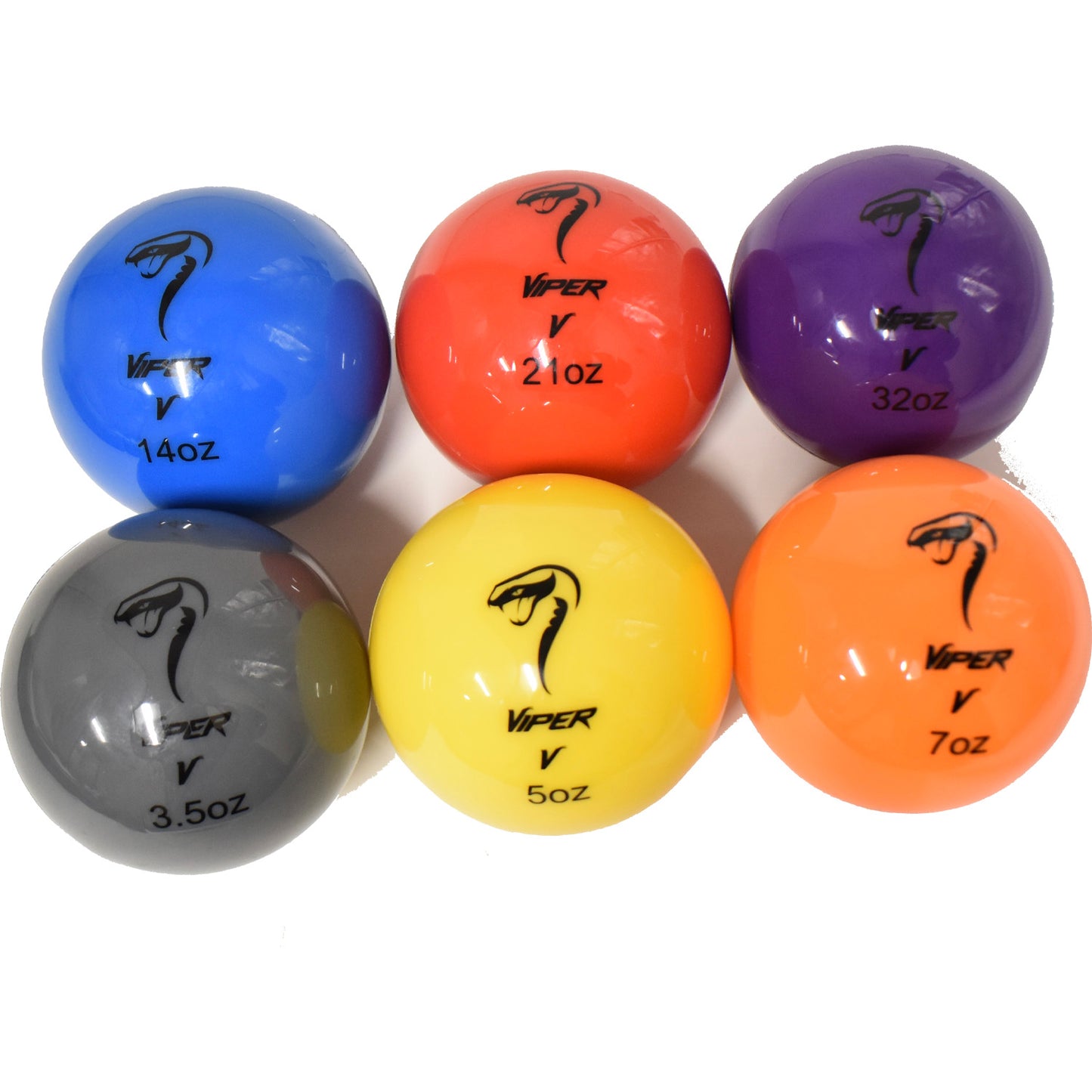 Viper Sports Weighted Training Softballs - Over/Under Loading