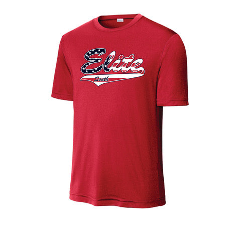 ELITE SOFTBALL- RED-SS-SHIRT