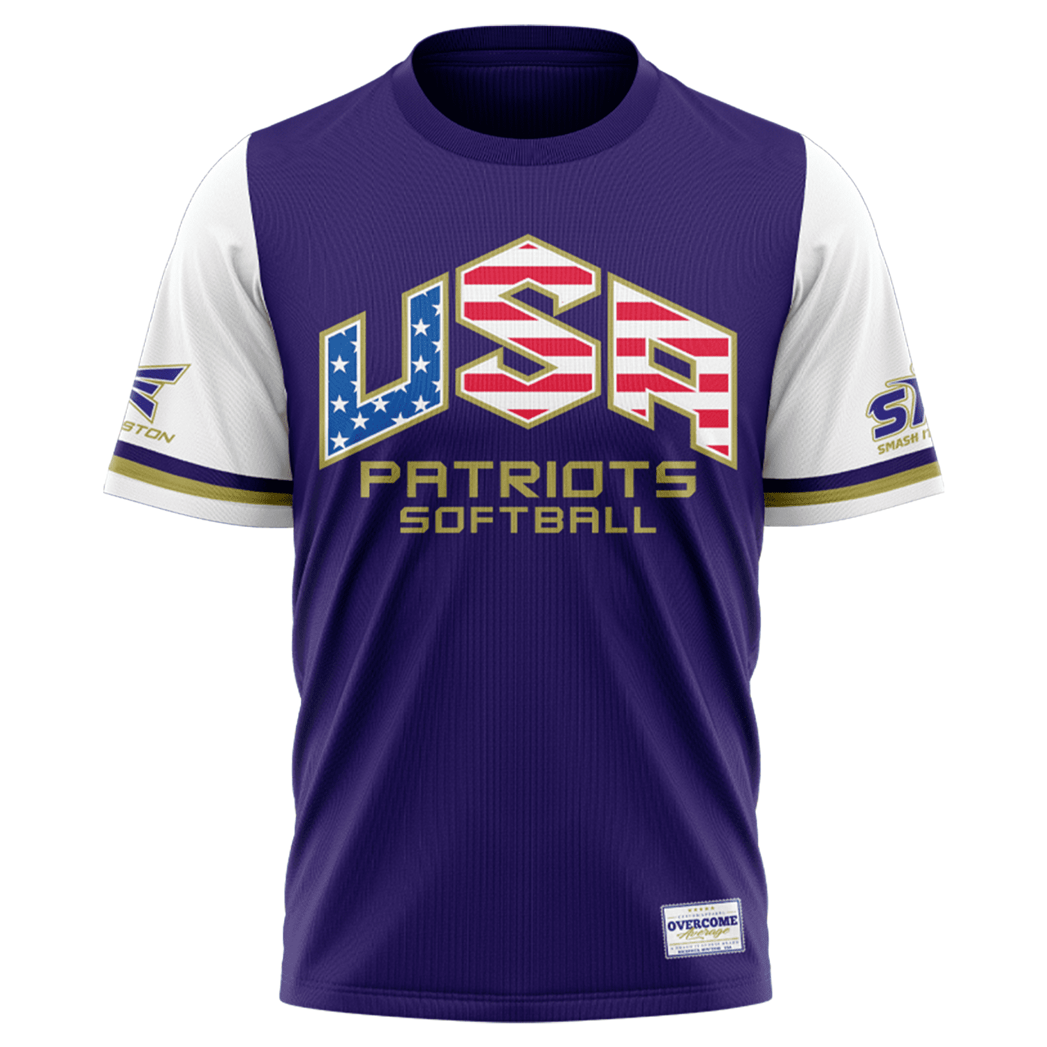 USA Patriot - Replica Jersey Short Sleeve Shirt - Purple