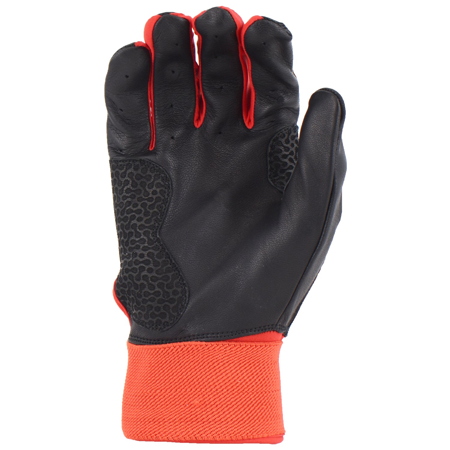 Viper Grindstone Long Cuff Batting Glove - Black/Red