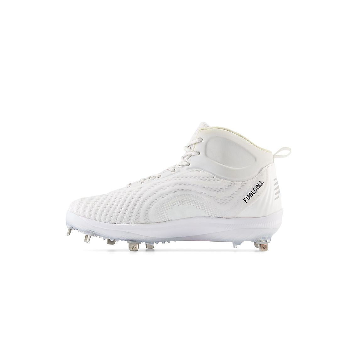 New Balance Men's FuelCell 4040 V7 Mid-Metal Baseball Cleats - White / Rain Cloud - M4040TW7