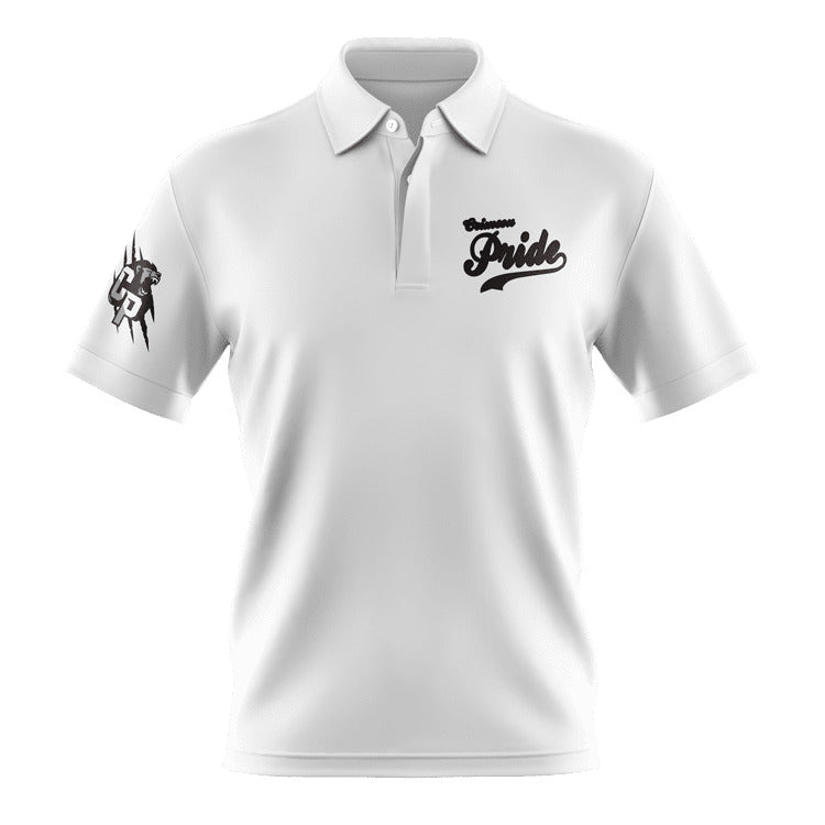 Crimson Pride Polo Shirt (White)