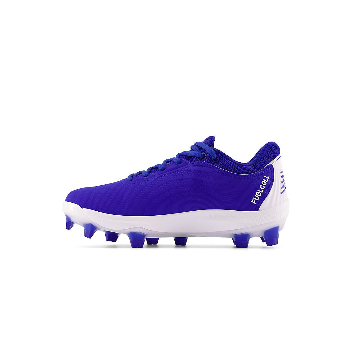 New Balance Women's FuelCell FUSE v4 Molded Fastpitch Softball Cleats - Team Royal/Optic White - SPFUSEB4