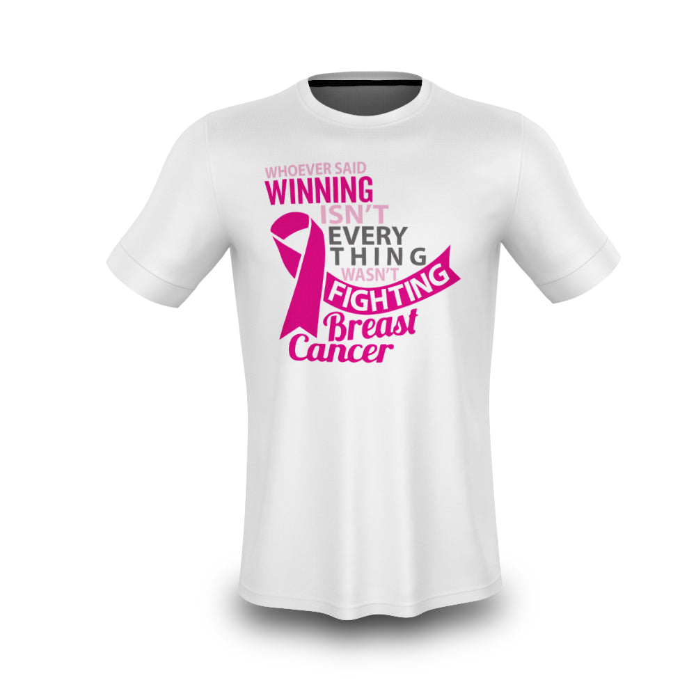 Winning Is Everything SubDye Breast Cancer Awareness Shirt