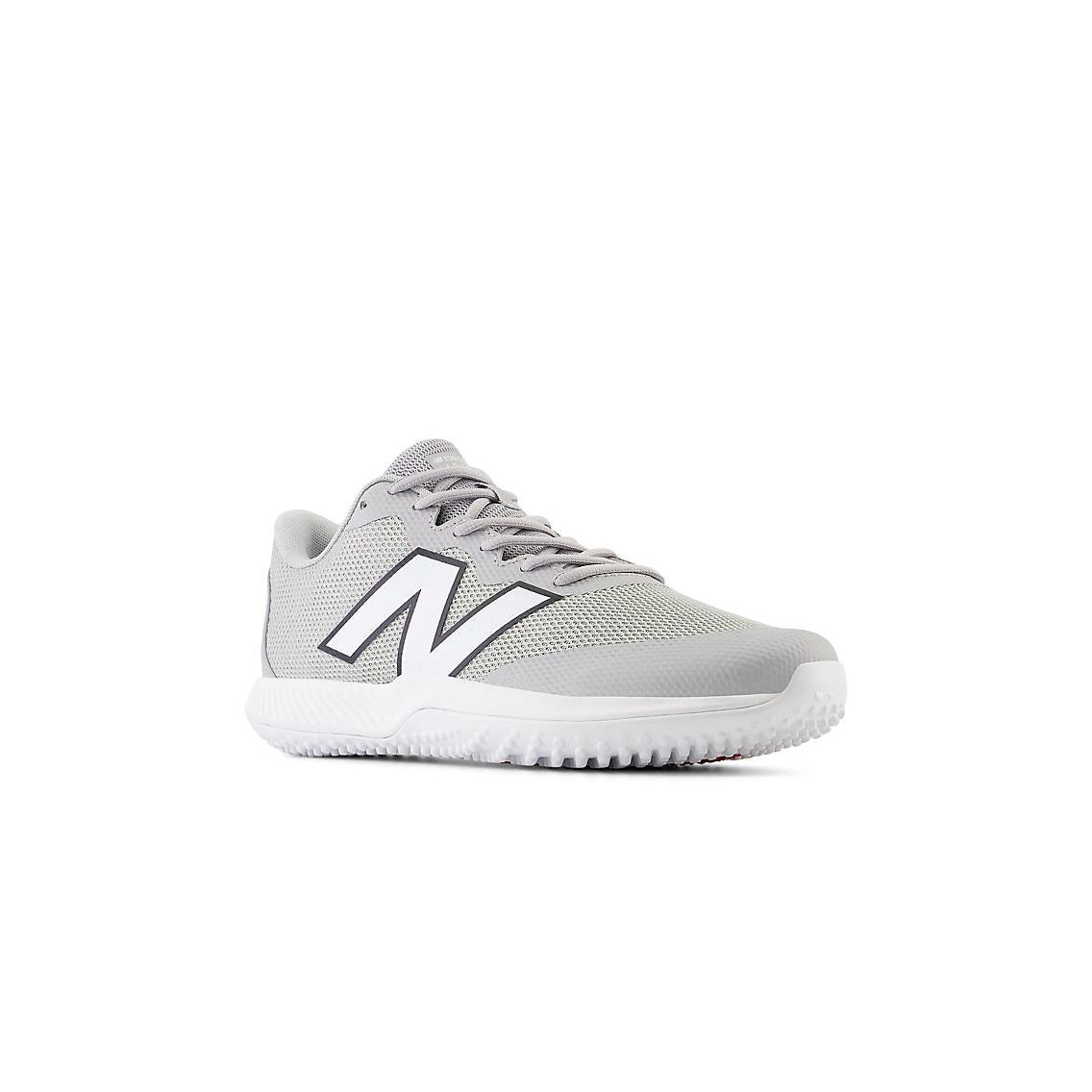 New Balance Men's FuelCell 4040 V7 Turf Baseball Shoes - Raincloud / Optic White - T4040TG7